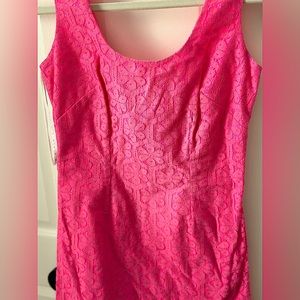 Lilly Pulitzer Lace Hot Pink Sundress